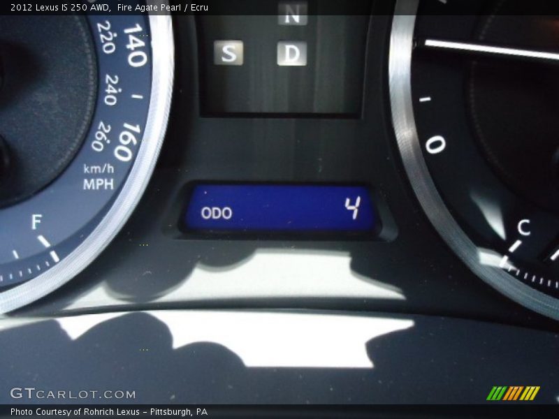 Fire Agate Pearl / Ecru 2012 Lexus IS 250 AWD