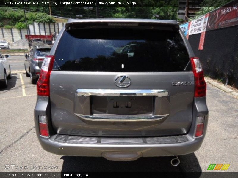 Knights Armor Pearl / Black/Auburn Bubinga 2012 Lexus GX 460 Premium