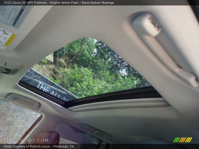 Knights Armor Pearl / Black/Auburn Bubinga 2012 Lexus GX 460 Premium
