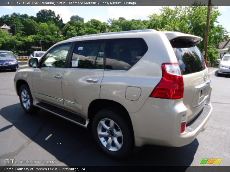 Satin Cashmere Metallic / Ecru/Auburn Bubinga 2012 Lexus GX 460 Premium