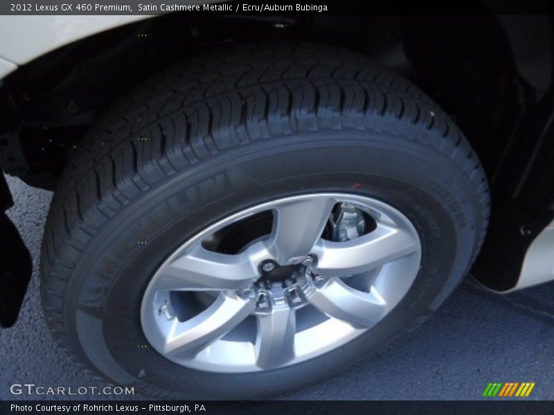 Satin Cashmere Metallic / Ecru/Auburn Bubinga 2012 Lexus GX 460 Premium