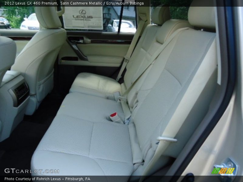 Satin Cashmere Metallic / Ecru/Auburn Bubinga 2012 Lexus GX 460 Premium