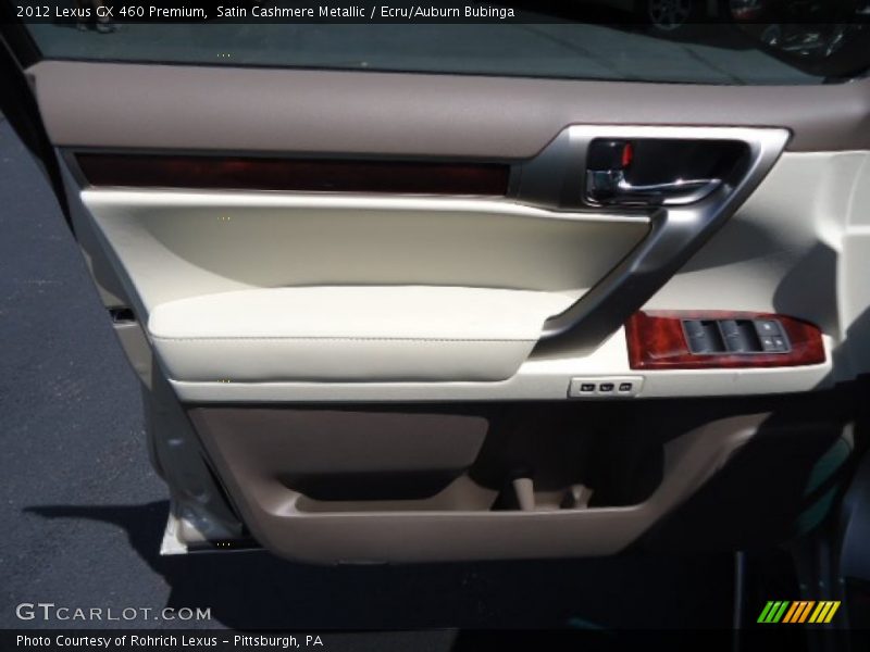 Satin Cashmere Metallic / Ecru/Auburn Bubinga 2012 Lexus GX 460 Premium