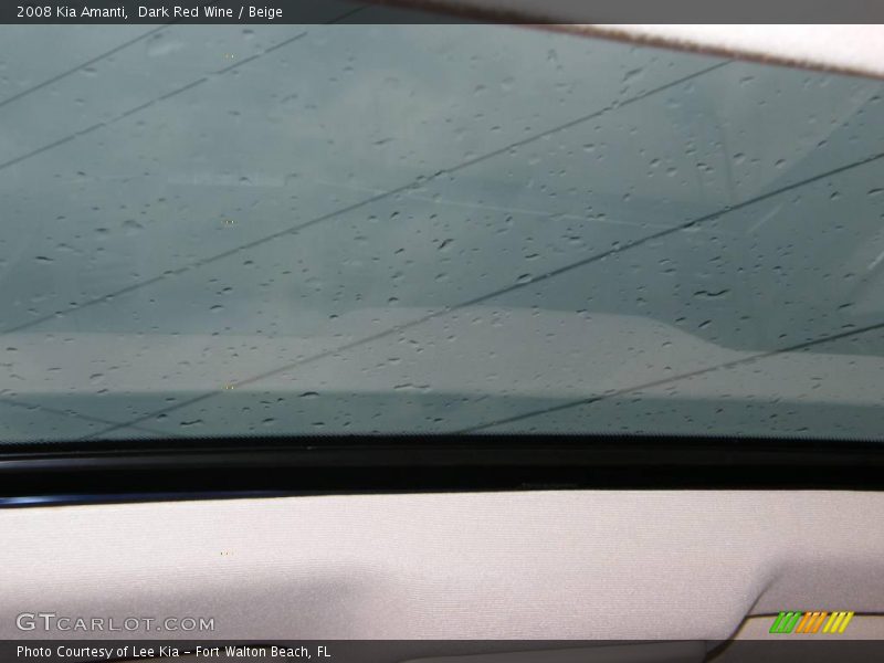 Dark Red Wine / Beige 2008 Kia Amanti