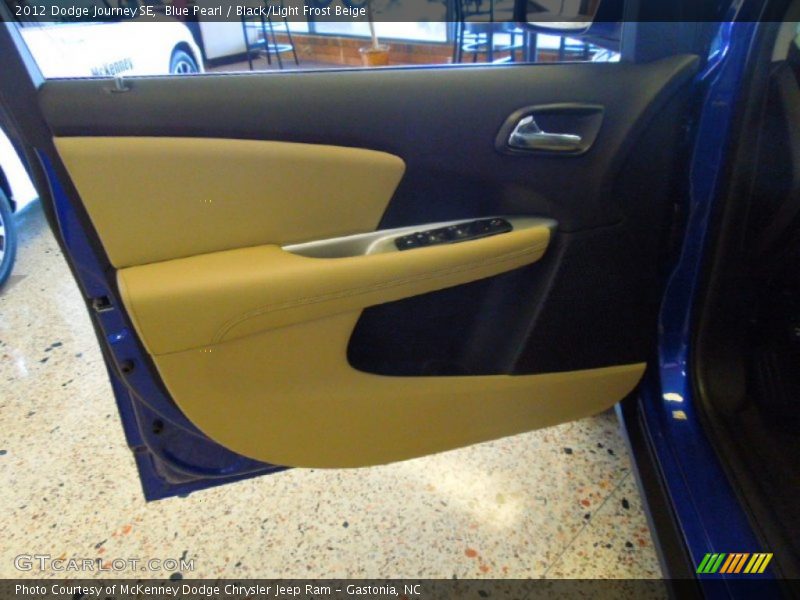 Blue Pearl / Black/Light Frost Beige 2012 Dodge Journey SE