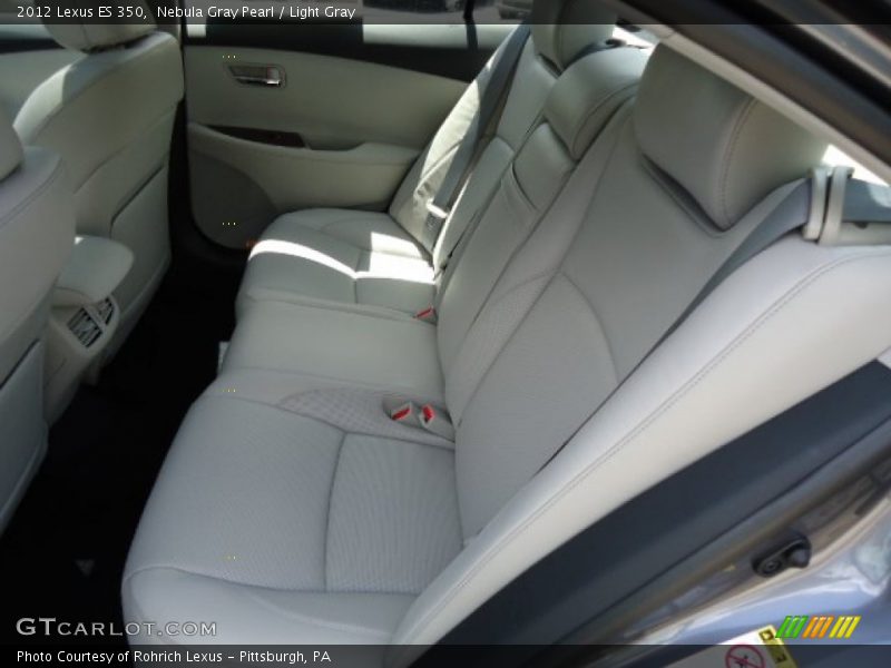Nebula Gray Pearl / Light Gray 2012 Lexus ES 350
