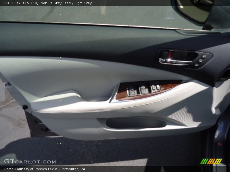 Nebula Gray Pearl / Light Gray 2012 Lexus ES 350
