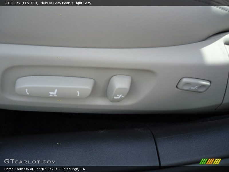 Nebula Gray Pearl / Light Gray 2012 Lexus ES 350