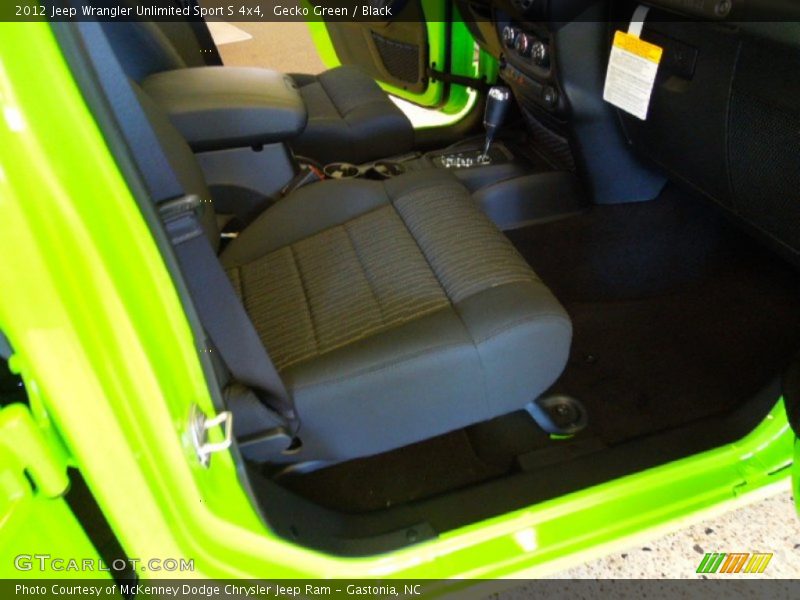 Gecko Green / Black 2012 Jeep Wrangler Unlimited Sport S 4x4