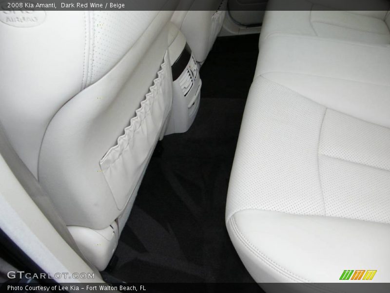 Dark Red Wine / Beige 2008 Kia Amanti
