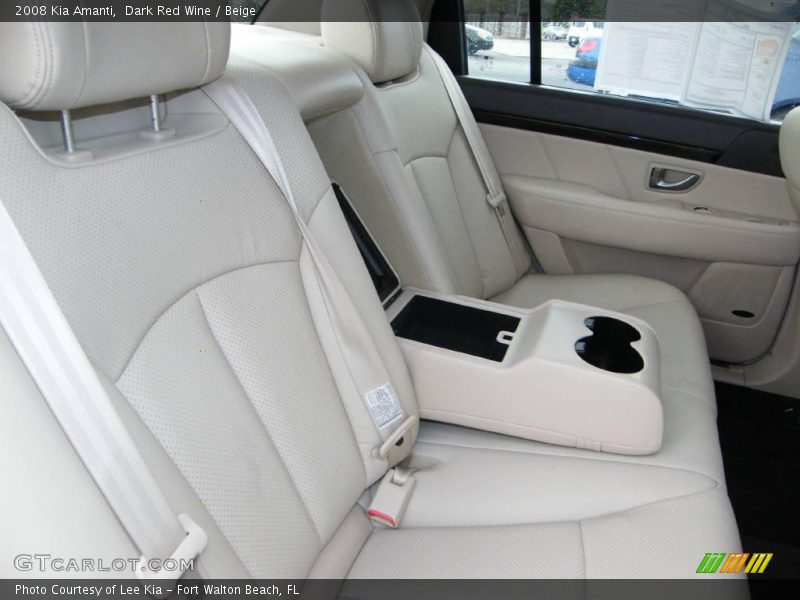Dark Red Wine / Beige 2008 Kia Amanti