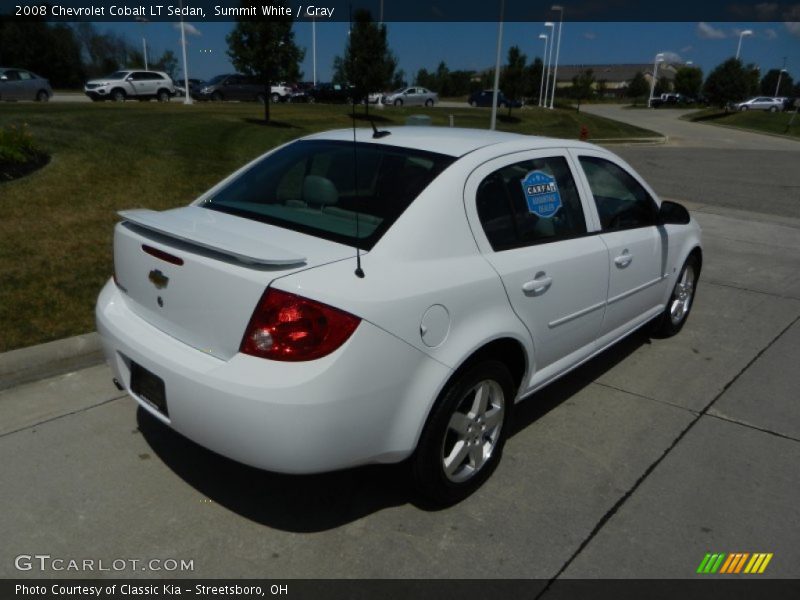 Summit White / Gray 2008 Chevrolet Cobalt LT Sedan