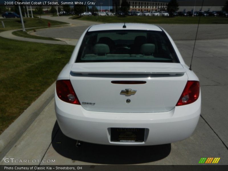 Summit White / Gray 2008 Chevrolet Cobalt LT Sedan