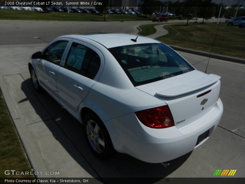 Summit White / Gray 2008 Chevrolet Cobalt LT Sedan