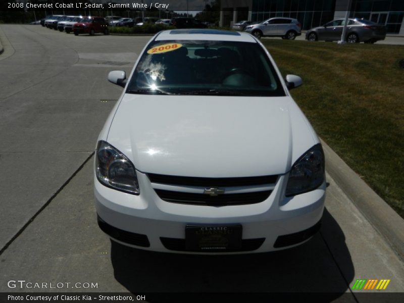 Summit White / Gray 2008 Chevrolet Cobalt LT Sedan