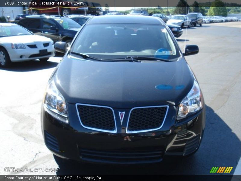 Jet Black Metallic / Ebony 2009 Pontiac Vibe