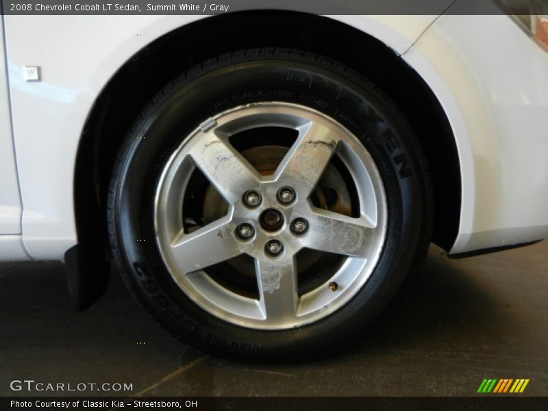 Summit White / Gray 2008 Chevrolet Cobalt LT Sedan