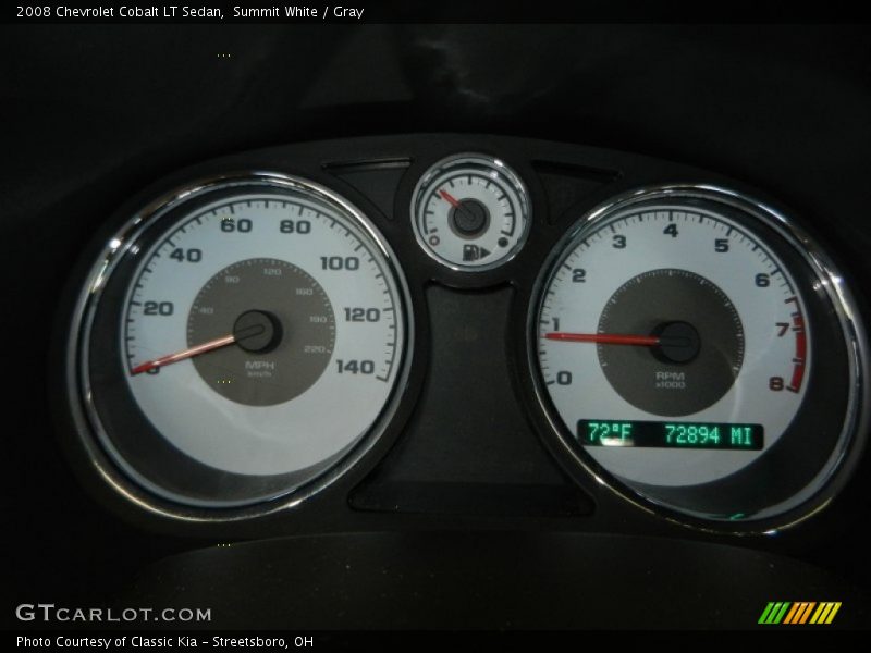 Summit White / Gray 2008 Chevrolet Cobalt LT Sedan