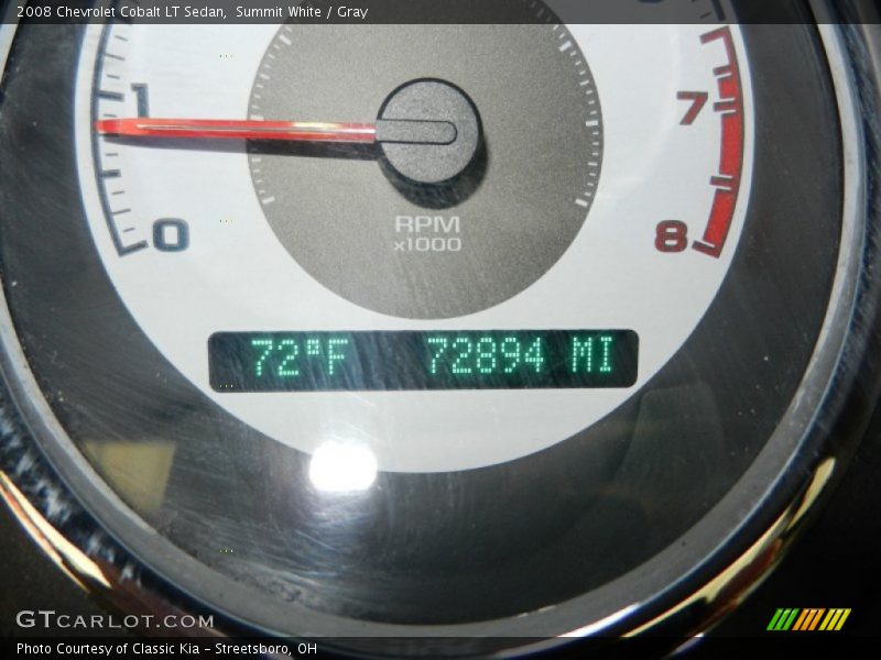 Summit White / Gray 2008 Chevrolet Cobalt LT Sedan