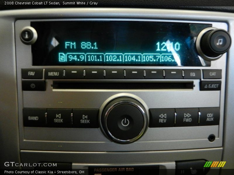 Summit White / Gray 2008 Chevrolet Cobalt LT Sedan
