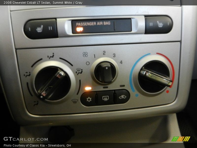 Summit White / Gray 2008 Chevrolet Cobalt LT Sedan