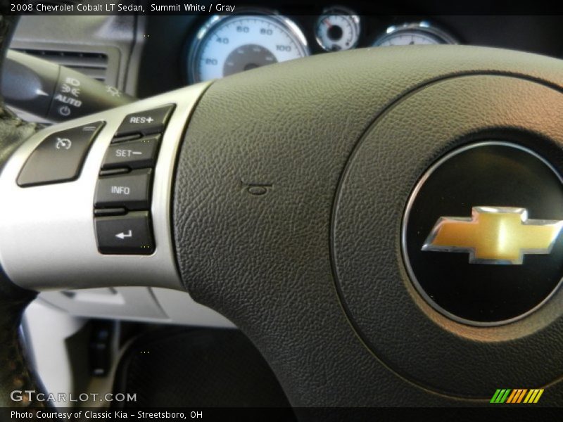 Summit White / Gray 2008 Chevrolet Cobalt LT Sedan