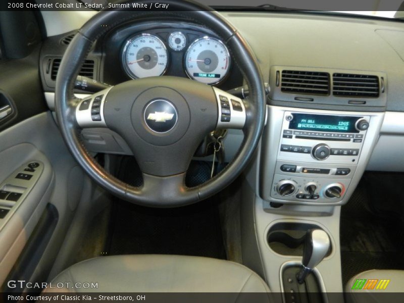 Summit White / Gray 2008 Chevrolet Cobalt LT Sedan