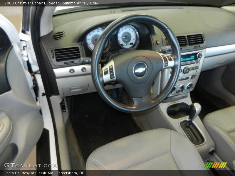 Summit White / Gray 2008 Chevrolet Cobalt LT Sedan