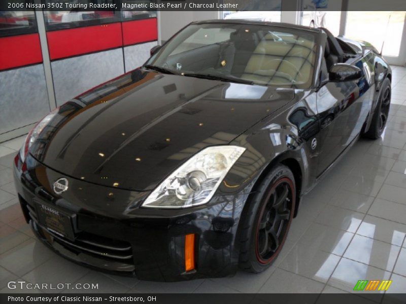Magnetic Black Pearl / Charcoal Leather 2006 Nissan 350Z Touring Roadster
