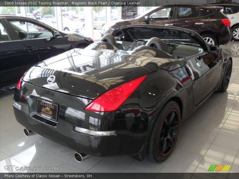 Magnetic Black Pearl / Charcoal Leather 2006 Nissan 350Z Touring Roadster
