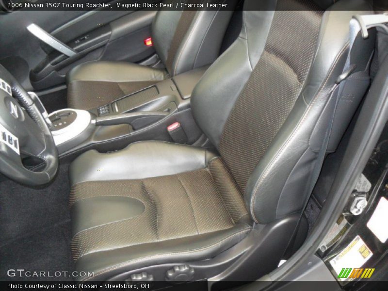 Magnetic Black Pearl / Charcoal Leather 2006 Nissan 350Z Touring Roadster