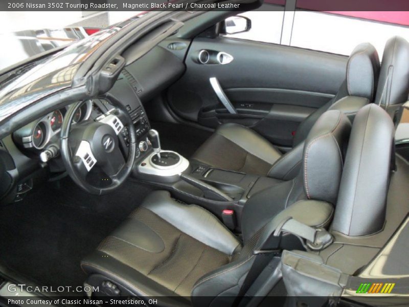 Magnetic Black Pearl / Charcoal Leather 2006 Nissan 350Z Touring Roadster