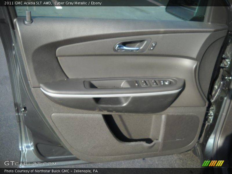 Cyber Gray Metallic / Ebony 2011 GMC Acadia SLT AWD