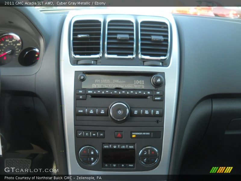 Cyber Gray Metallic / Ebony 2011 GMC Acadia SLT AWD