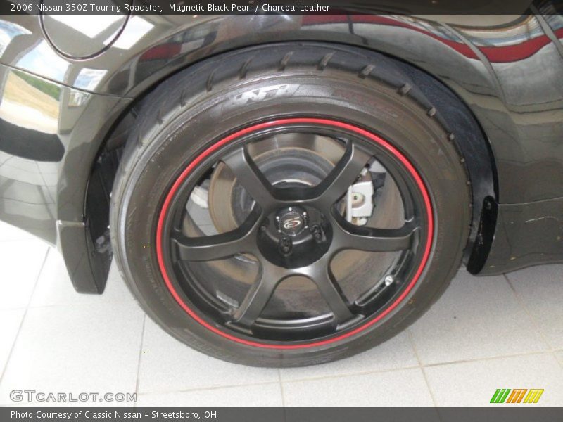 Magnetic Black Pearl / Charcoal Leather 2006 Nissan 350Z Touring Roadster