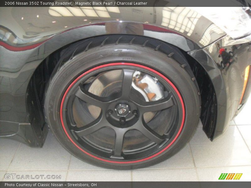 Magnetic Black Pearl / Charcoal Leather 2006 Nissan 350Z Touring Roadster