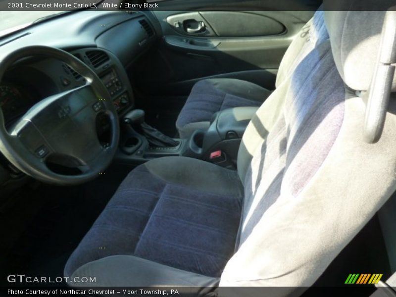 White / Ebony Black 2001 Chevrolet Monte Carlo LS