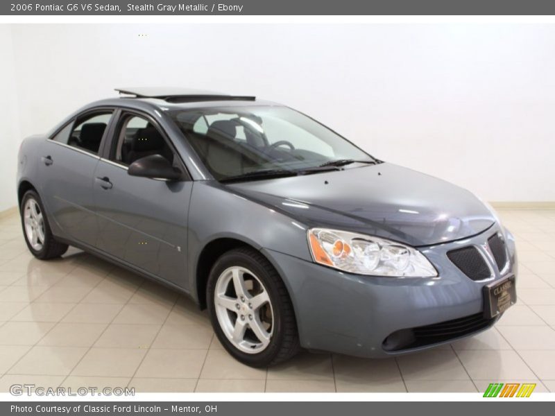 Stealth Gray Metallic / Ebony 2006 Pontiac G6 V6 Sedan