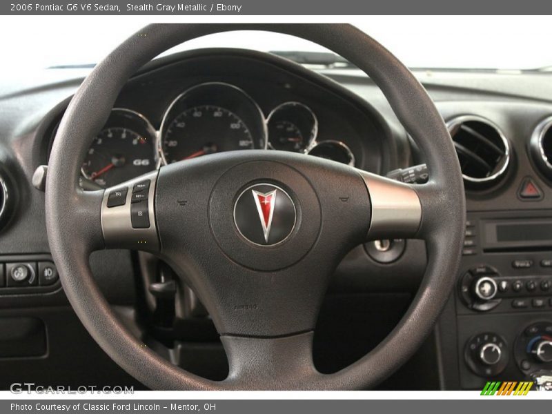 Stealth Gray Metallic / Ebony 2006 Pontiac G6 V6 Sedan