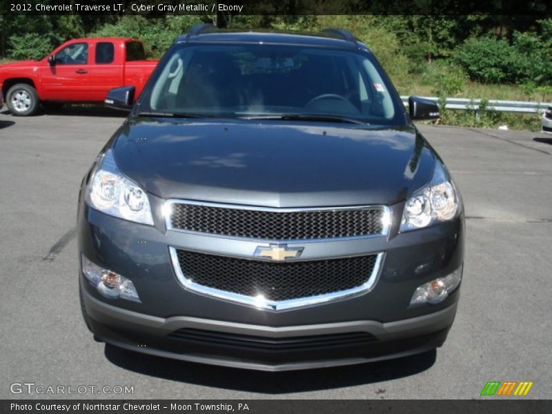 Cyber Gray Metallic / Ebony 2012 Chevrolet Traverse LT