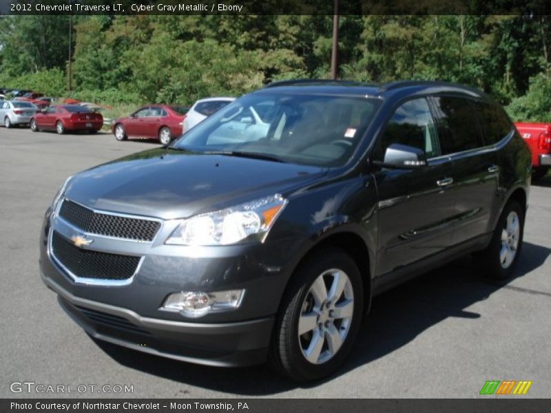 Cyber Gray Metallic / Ebony 2012 Chevrolet Traverse LT