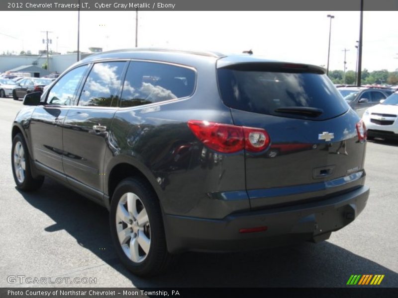 Cyber Gray Metallic / Ebony 2012 Chevrolet Traverse LT