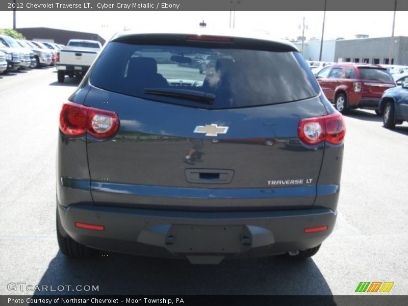 Cyber Gray Metallic / Ebony 2012 Chevrolet Traverse LT