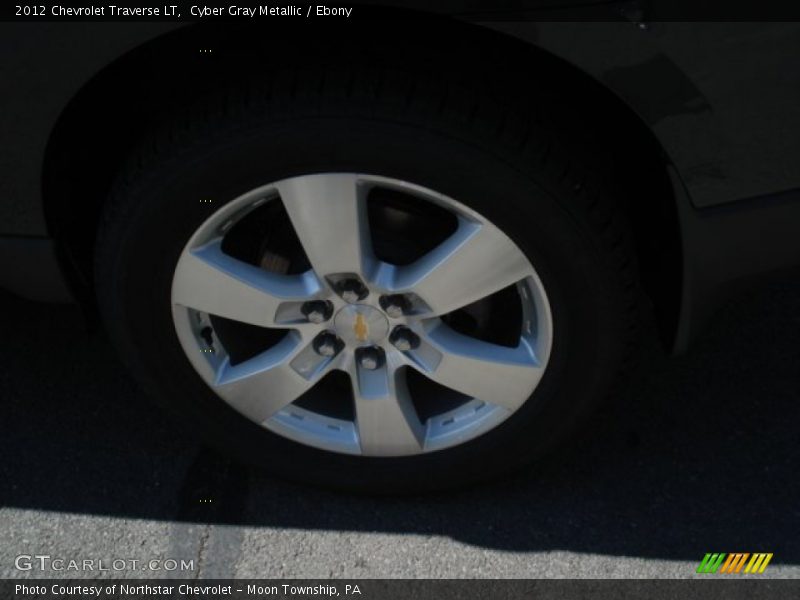 Cyber Gray Metallic / Ebony 2012 Chevrolet Traverse LT