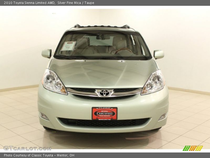 Silver Pine Mica / Taupe 2010 Toyota Sienna Limited AWD