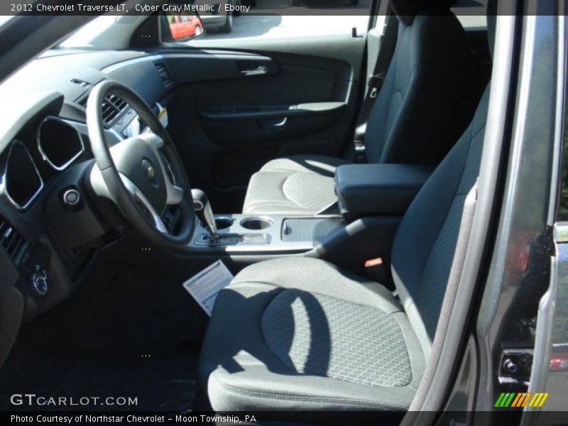 Cyber Gray Metallic / Ebony 2012 Chevrolet Traverse LT