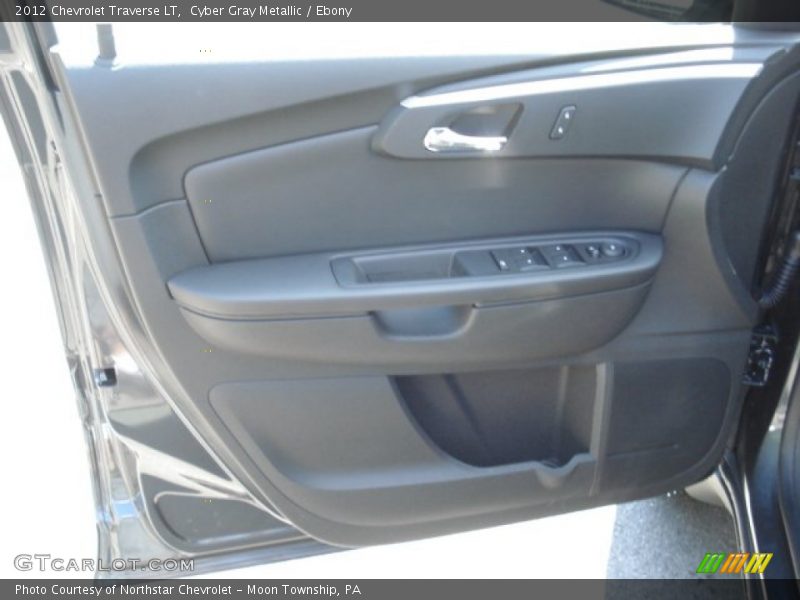 Cyber Gray Metallic / Ebony 2012 Chevrolet Traverse LT