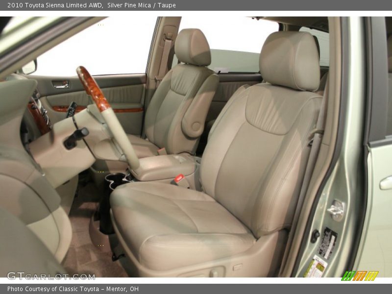 Silver Pine Mica / Taupe 2010 Toyota Sienna Limited AWD
