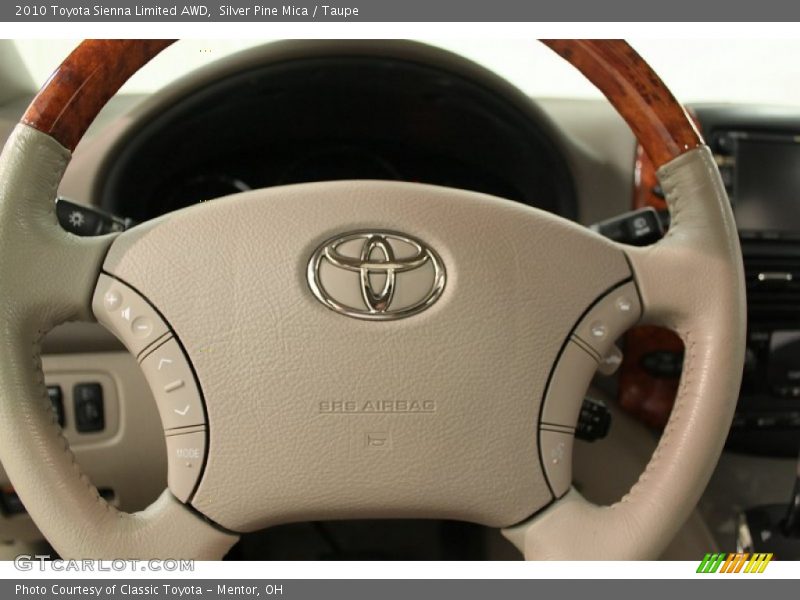 Silver Pine Mica / Taupe 2010 Toyota Sienna Limited AWD