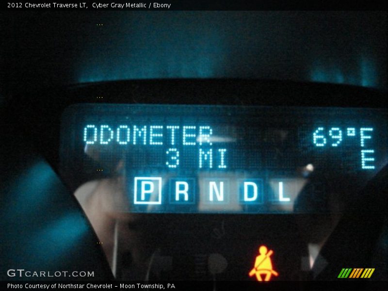 Cyber Gray Metallic / Ebony 2012 Chevrolet Traverse LT